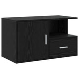 Corner Cabinet Black Oak 200 x 40 x 45 cm Engineered Wood 3446639
