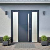 Garden Planters 2 pcs Anthracite 30x30x30 cm Steel 851190