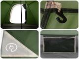 Tipi Tent Water-Resistant 3-Person Green 42042206