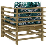 Garden Chairs with Cushions 2 pcs Impregnated Wood Pine 825680
