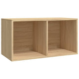 800120 Vinyl Storage Box Sonoma Oak 71x34x36 cm Engineered Wood