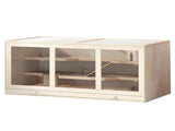 Wooden Hamster Cage, Small Animals Hutch with Tray, Openable Top, Exercise Play House Pen, 115L x T3398P349833