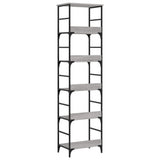 Bookshelf Grey Sonoma 50x33x188.5 cm Engineered Wood 835282