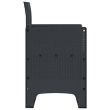 Garden Chair 4 pcs Anthracite 53 x 49 x 85 cm Polypropylene 847470