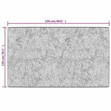 Rug Washable Grey 150x230 cm Anti Slip 373993