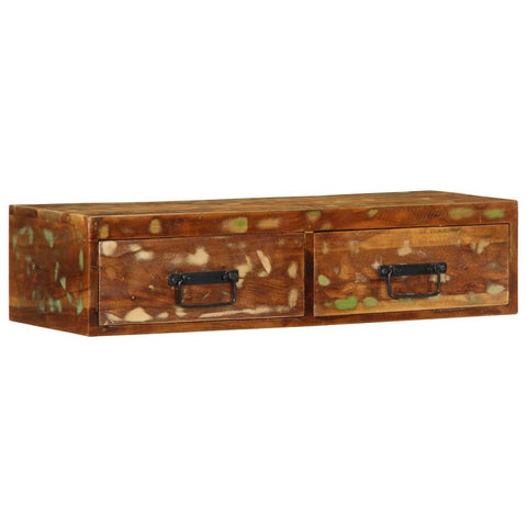 ZNTS Wall-mounted TV Cabinet 80x30x19 cm Solid Wood Reclaimed 4017462