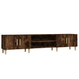 TV Cabinet Smoked Oak 180x31.5x40 cm Engineered Wood 816261