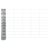 Wild Fence with Posts 50 x 1 m Hot-Dip Galvanised Steel 3337149