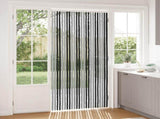 Insect Curtain Chenille Grey and Black 100 x 220 cm 100% PP 42034426