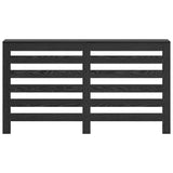Radiator Cover Black Oak 149 x 20 x 82 cm Engineered Wood 869220