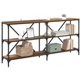 Console Table Old Wood 160 x 30 x 75 cm Engineered Wood 881902