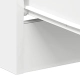 800451 Bedside Cabinets 2 pcs White 38x35x56 cm Engineered Wood