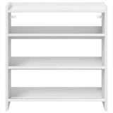 Shoe Rack White 60x25x62 cm Engineered Wood 859887