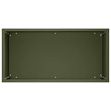 Garden Planter Olive Green 40 x 20 x 50 cm Cold-rolled Steel 8005420