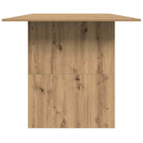 Dining Table Artisan Oak 180x90x76 cm Engineered Wood 855845