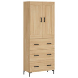 Highboard Sonoma Oak 69.5x34x180 cm Engineered Wood 3199748