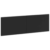 Wall-Mounted Headboard BREDA Black Engineered Wood 897606