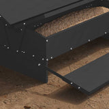 Chicken Treadle Feeder Black 75 x 53 x 20.5 cm 874675