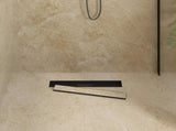 2 in 1 Shower Drain Black 50 cm Stainless Steel 304 42015943