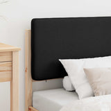 Bed Frame with Upholstered Headboard Black 100 x 200 cm 877931