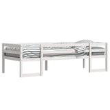 Kids' Bed Frame without Mattress White 90x200 cm Solid Wood Pine 846865