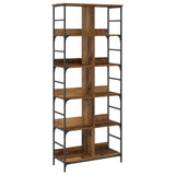 Bookshelf Old wood 78.5 x 33 x 188.5 cm metal PB 8010895