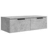 Wall Cabinets 2 pcs Concrete Grey 68x30x20 cm Engineered Wood 3115895