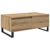 Coffee Table Artisan Oak 90 x 50 x 36.5 cm Engineered Wood 881679
