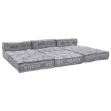 Modular Sofa 4 pcs Light Grey Fabric 3315109
