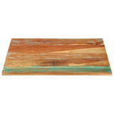 Rectangular Table Top 70x80 cm 25-27 mm Solid Reclaimed Wood 286060