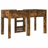 Bunk Bed for Kids Smoked Oak 75 x 190 cm Engineered wood 3410471