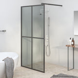 Walk-in Shower Screen 118x190 cm Dark Tempered Glass 151887