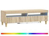 LED TV Cabinet Sonoma Oak Engineered Wood 896767