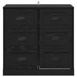 Sideboard Black Oak 70 x 35.5 x 67.5 cm Engineered Wood 881428