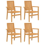 5 Piece Garden Dining Set Solid Wood Teak 3157917