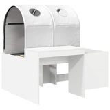 Bed with Tunnel 3 pcs Artisian Oak and White Engineered Wood 3423515