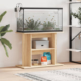 Aquarium Stand Sonoma Oak 80x35x60 cm Engineered Wood 833578