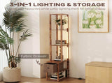 Bathroom Storage Cabinet-White 81574416