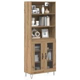 Highboard 2 pcs Artisan Oak Engineered Wood 3403172