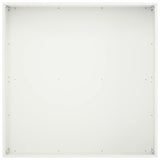 Garden Planter 2 pcs White 60 x 60 x 20 cm Cold-rolled Steel 8004997