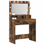 Dressing Table Smoked Oak 75.5 x 41 x 135 cm Engineered Wood 865113