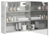 Bathroom Mirror Cabinet Concrete Grey 43 x 11.5 x 60.5 cm 889226
