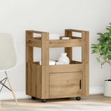Kitchen Trolley Artisan oak 60 x 45 x 80 cm Engineered wood 862121