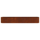 Raised Garden Bed Weathering Steel 280 x 40x 40 cm 8011704
