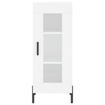 Highboard White 34.5x34x180 cm Engineered Wood 3199433