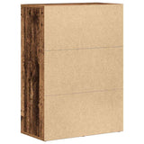 Sideboard with Drawer Old Wood 60 x 31 x 84 cm Engineered Wood 862264