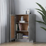 ZNTS Book Cabinet Concrete Grey 82.5x30.5x115 cm Engineered Wood 802718