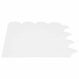 Fish Scale Tile 50 pcs White 30 x 30 cm Polyurethane and PET 42046215