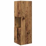 Corner Cabinet Old Wood 30.5x30x95cm Engineered Wood 889835