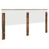 Headboard with Headboard Smoked Oak 200 cm Engineered wood 887720